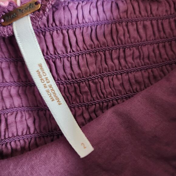 Free People Vintage Floral High Low Midi Dress - Picture 4 of 7